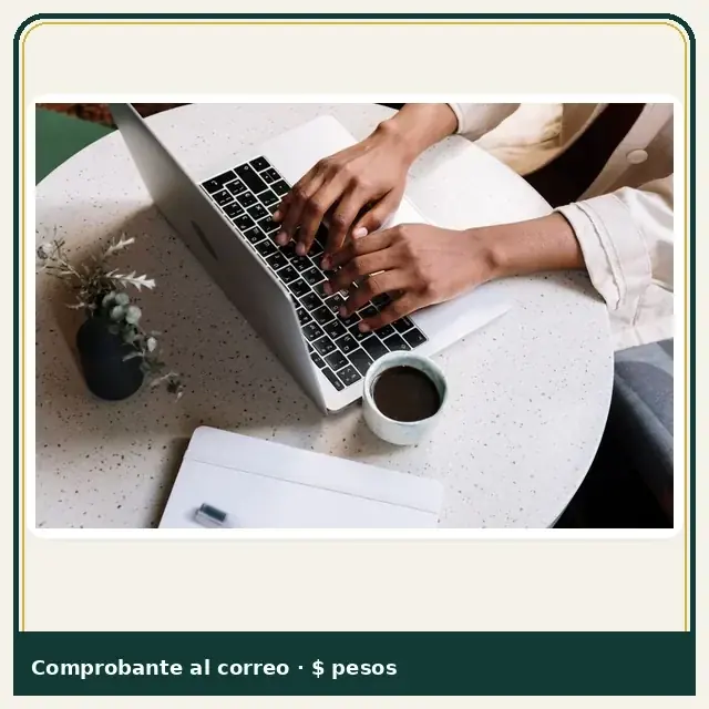 Revisar y guardar el comprobante de pago